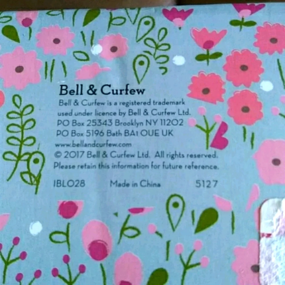 NWB Bell & Curfew floral 3-pc baking accessor…